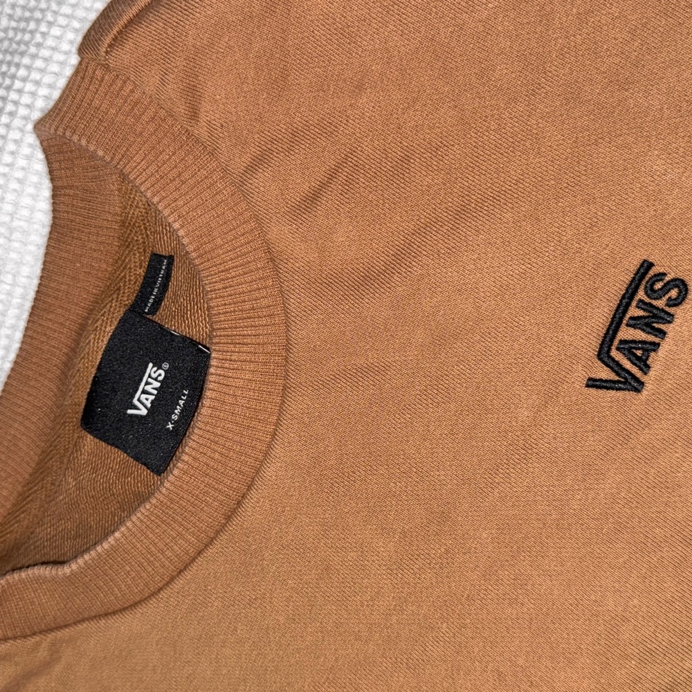 Vans Men's Tan Crewneck Sweater